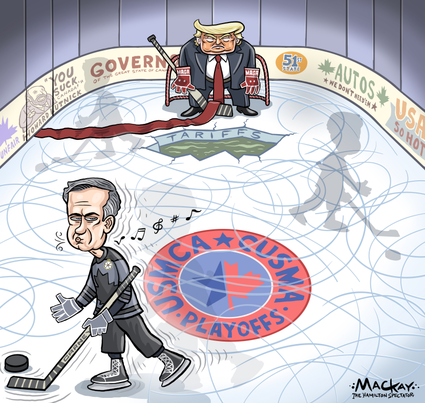 Mark Carney ragging the puck on Trump trade