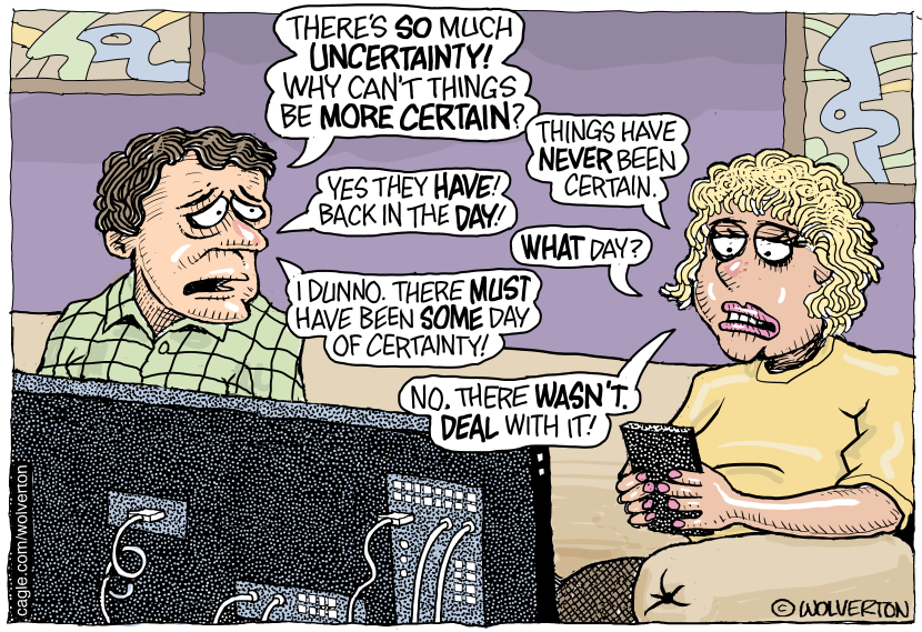Couple Dealing with Uncertainty