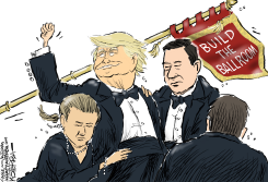 CORRESPONDENTS' DINNER AFTERMATH  by Jeff Koterba