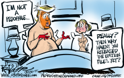 I'M NOT A PEDOPHILE by Milt Priggee