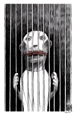 POLITICAL PRISONER by Angel Boligan