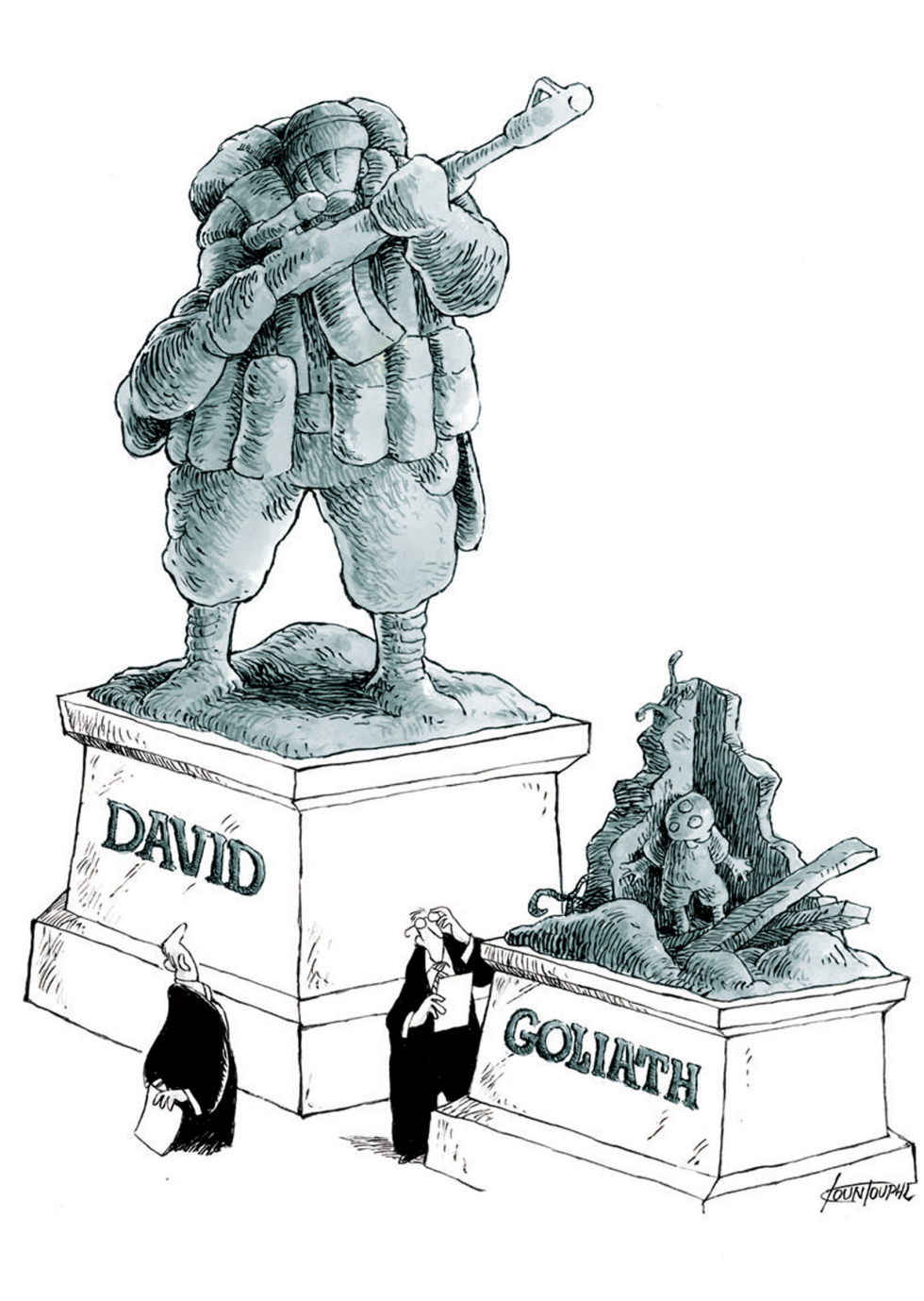 David and Goliath