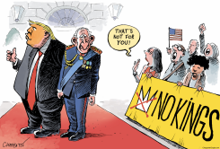 ROYAL VISIT IN WASHINGTON DC by Patrick Chappatte