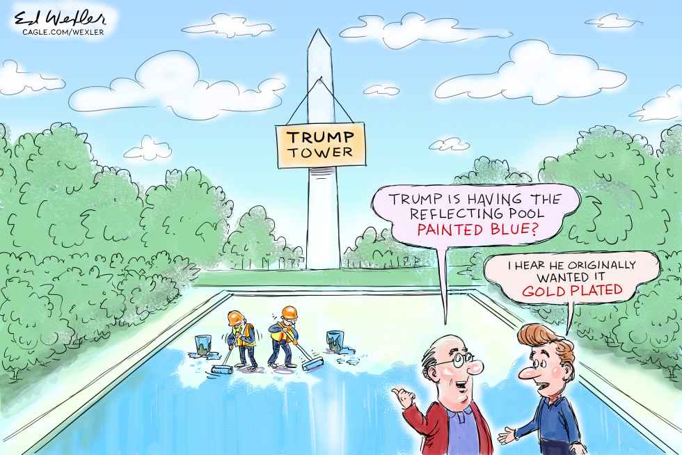 Paint Reflecting Pool Blue