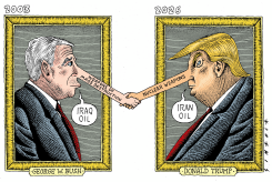 PORTRAITS OF TWO PRESIDENTS by Osmani Simanca