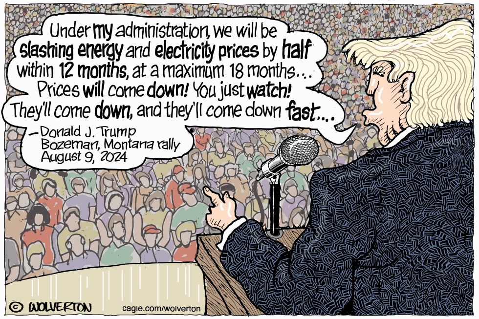 Trump Promises Lower Energy Prices by Half