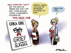 ERIKA KIRK GRIEF TOUR MERCH by Malcolm McGookin