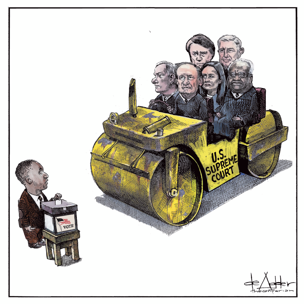 Supreme Court Steamroller Heads for Voter and Ballot Box