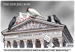 SUPREME COURT GUTS VOTING RIGHTS ACT by R.J. Matson