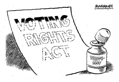 VOTING  RIGHTS ACT SLASHED by Jimmy Margulies