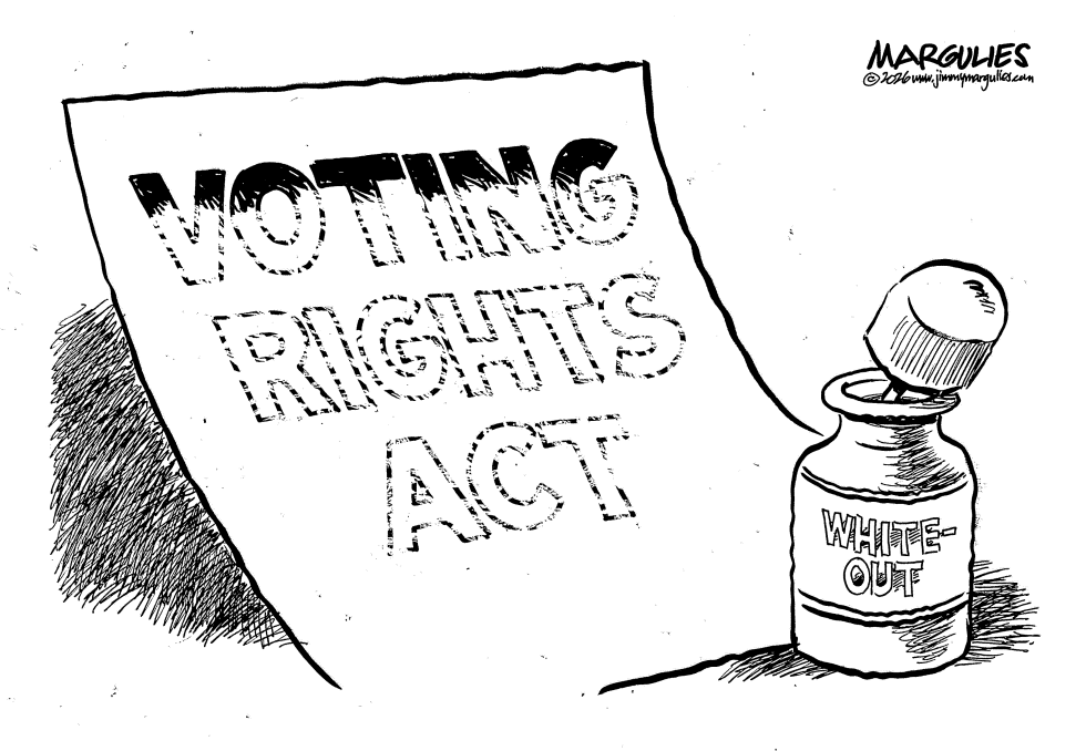 Voting  Rights Act Slashed