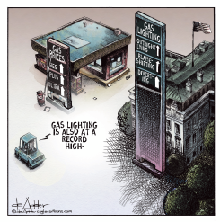 WHITE HOUSE GAS LIGHTING IS WAY UP by Michael de Adder