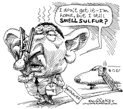 HUGO CHAVEZ  by Sandy Huffaker