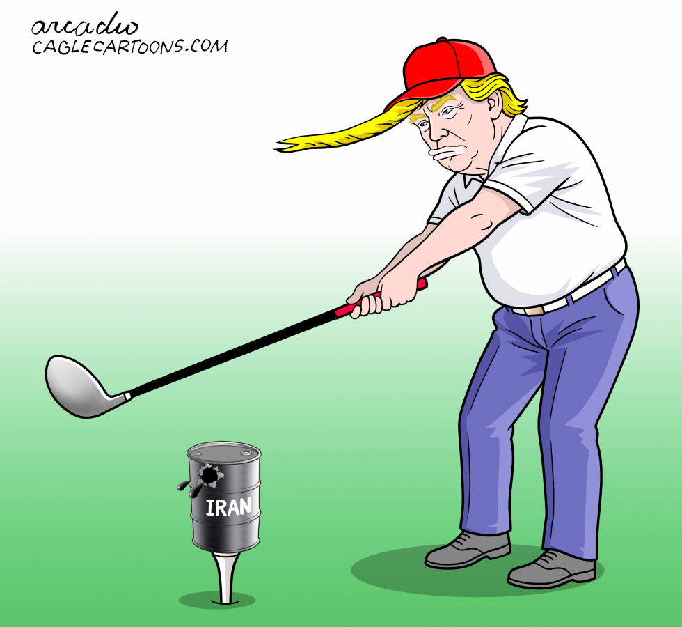 Trump aims to punish Iran via its oil sector.