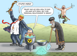 ANGRY TRUMP by Marian Kamensky