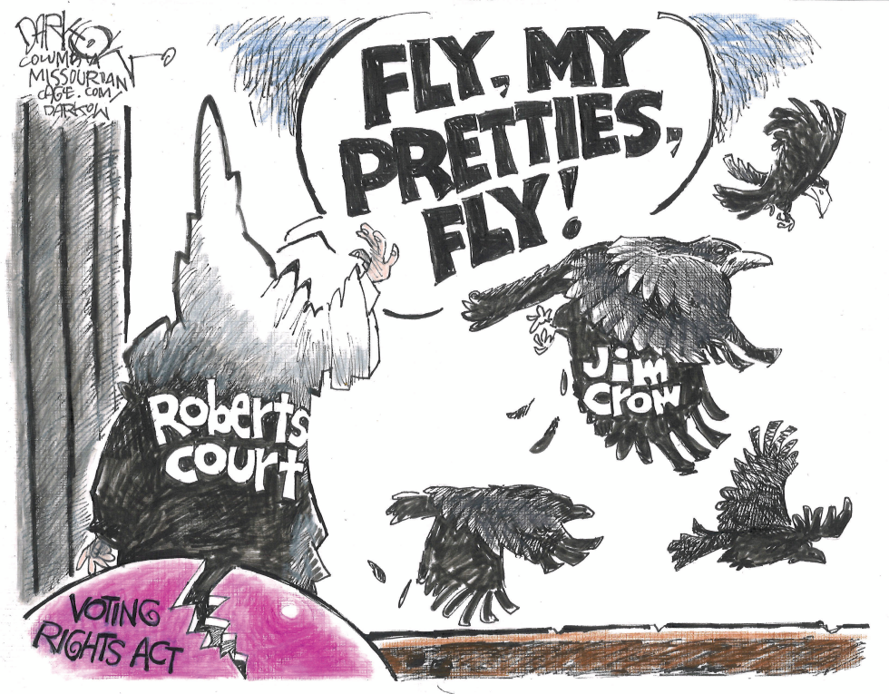 Roberts Court Sends Jim Crow Birds Soaring After Voting Rights Act
