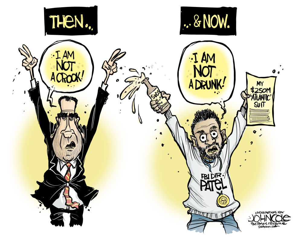 Kash Patel versus The Atlantic