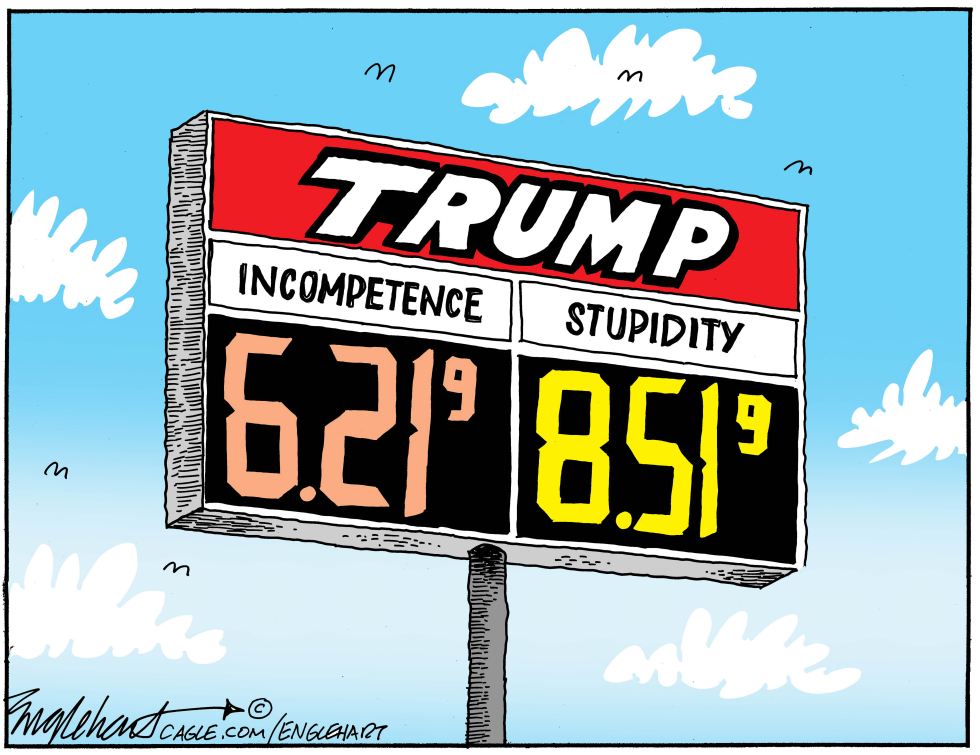 Trump Gas Prices Soar with Incompetence and Stupidity on Display