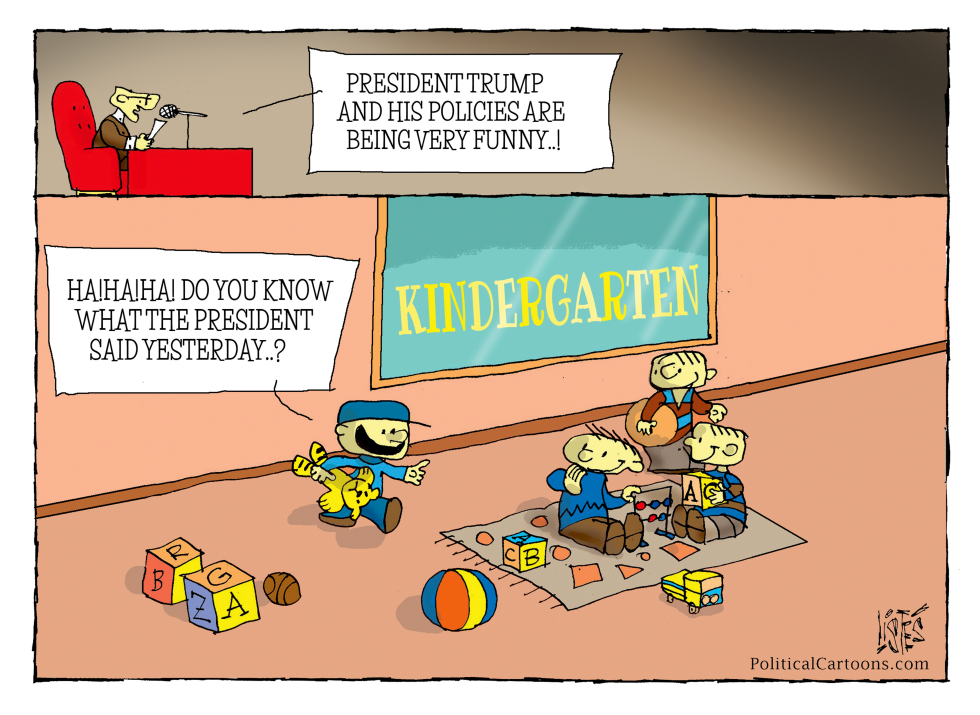 KINDERGARTEN AND TRUMP
