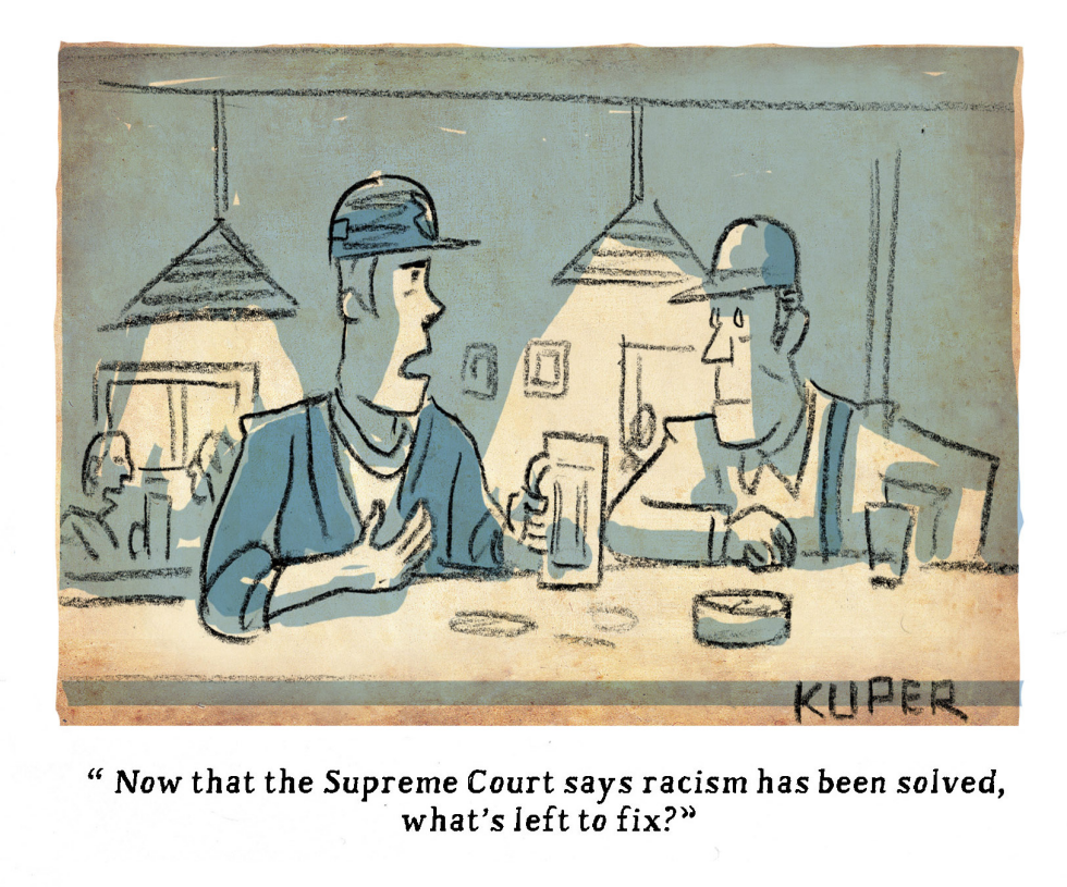 Supreme Court Ruling Prompts Barstool Debate on Racism and Voting Rights