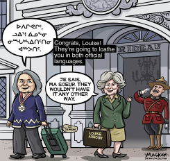 GOVERNORS GENERAL DEAL WITH LANGUAGE POLITICS by Graeme MacKay