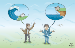COASTAL EROSION AND MARINE SUBMERSION by Plop and KanKr