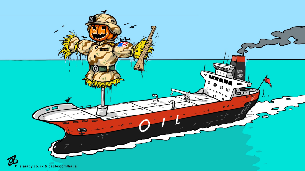 Trump Freedom  plan stop Gulf Oil Scarecrow Hormuz