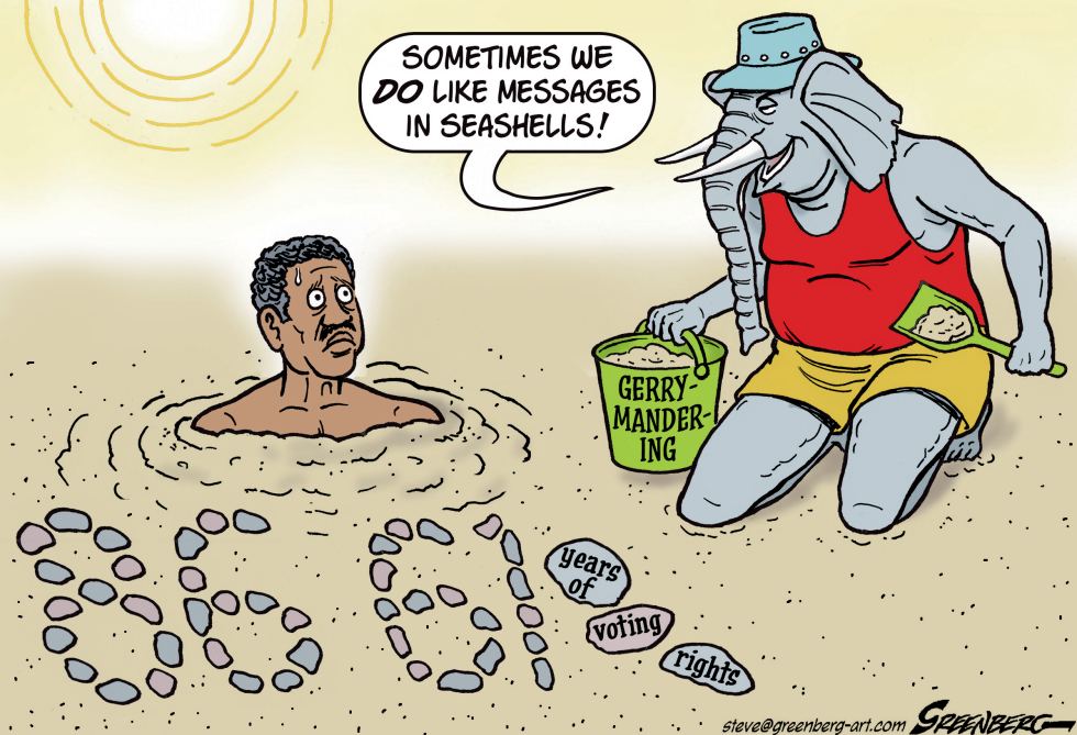 Voting rights are doomed in seashells
