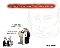 TRUMP IS DOING PUTIN'S WORK by Malcolm McGookin