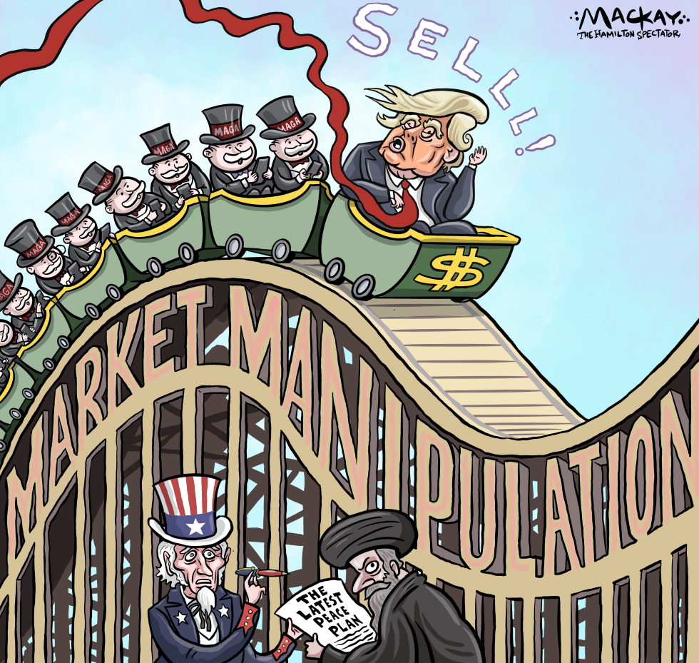 Trump leads the market manipulation roller coaster
