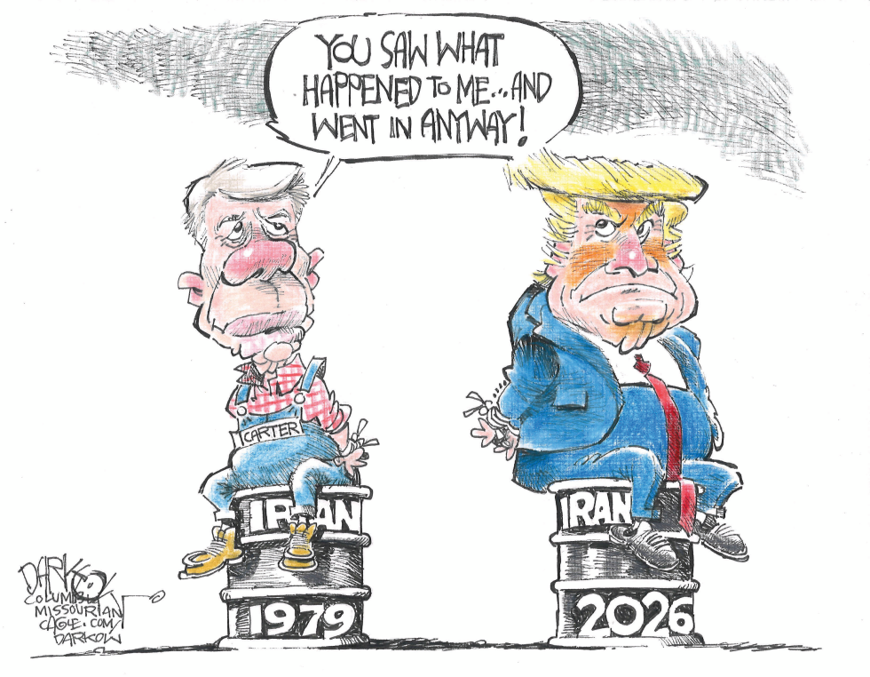Over a barrel