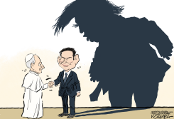 RUBIO MEETS THE POPE by Jeff Koterba