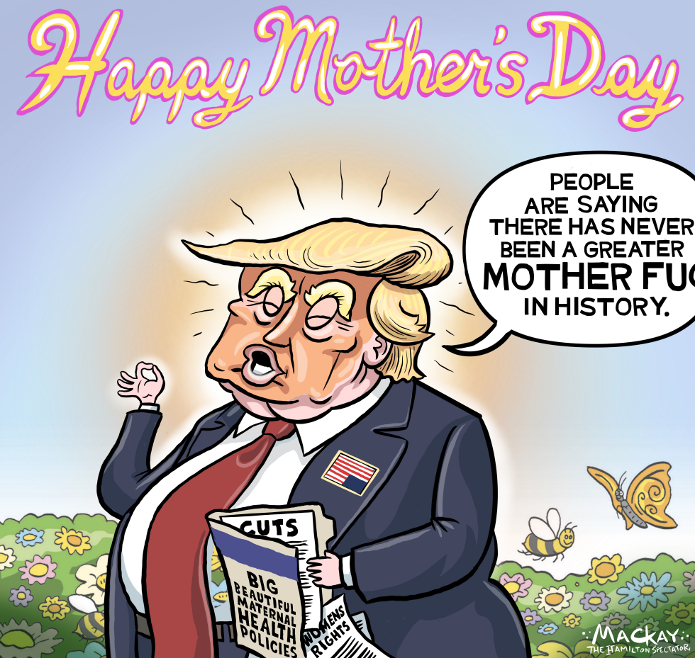Trump praises policies against maternal health