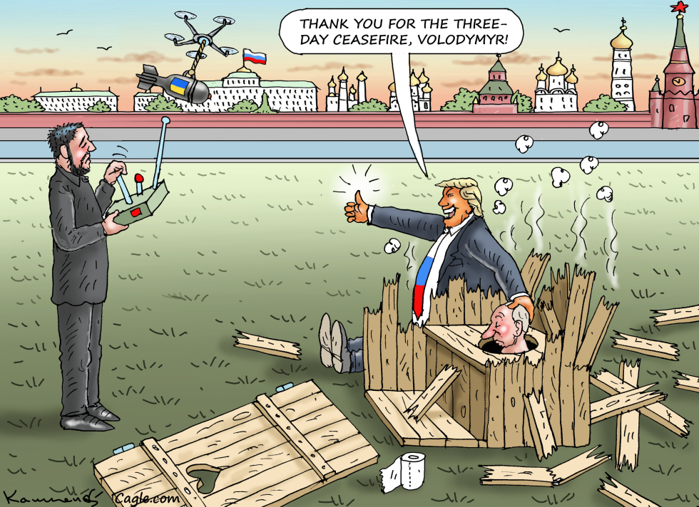 PEACE ANGEL TRUMP HELPS PUTIN