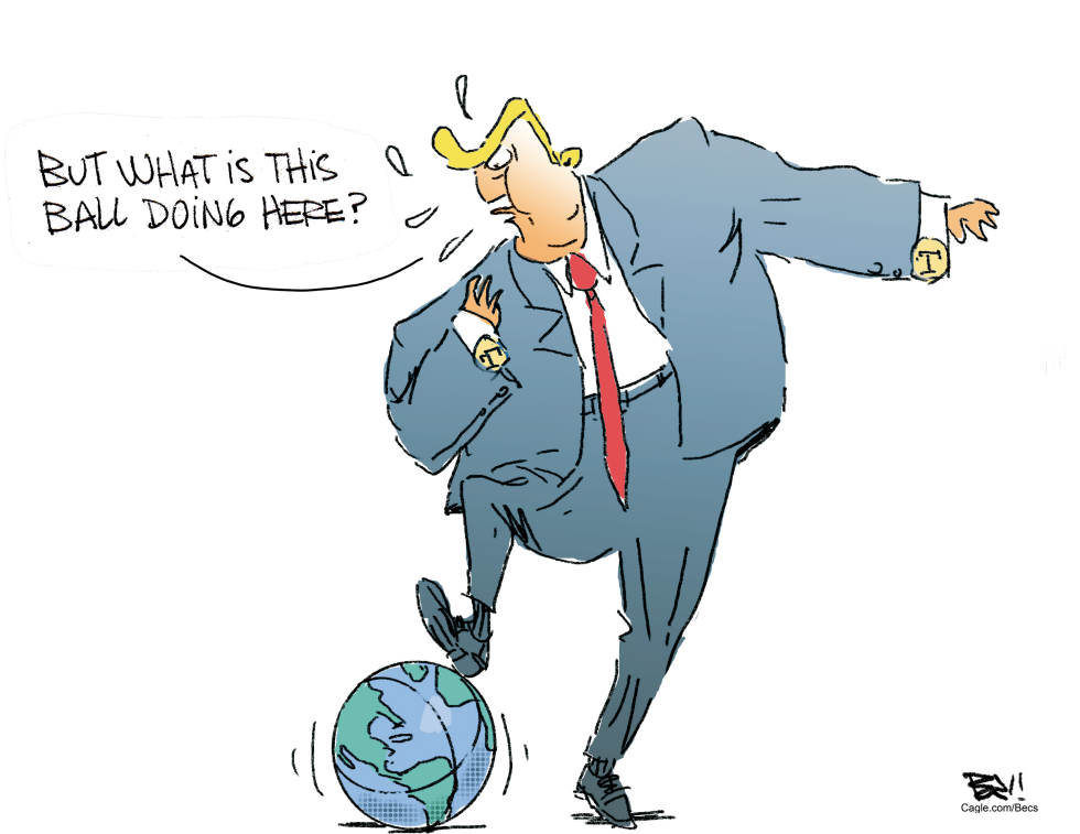 Trump Puzzled by Soccer Ball as World Cup Approaches