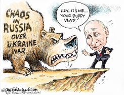 PUTIN AND UKRAINE WAR RECKONING by Dave Granlund