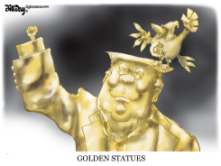 GOLDEN STATUES by Bill Day