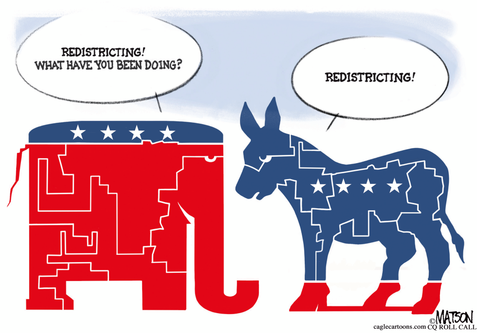 Partisan Redistricting Redraws Party Symbols