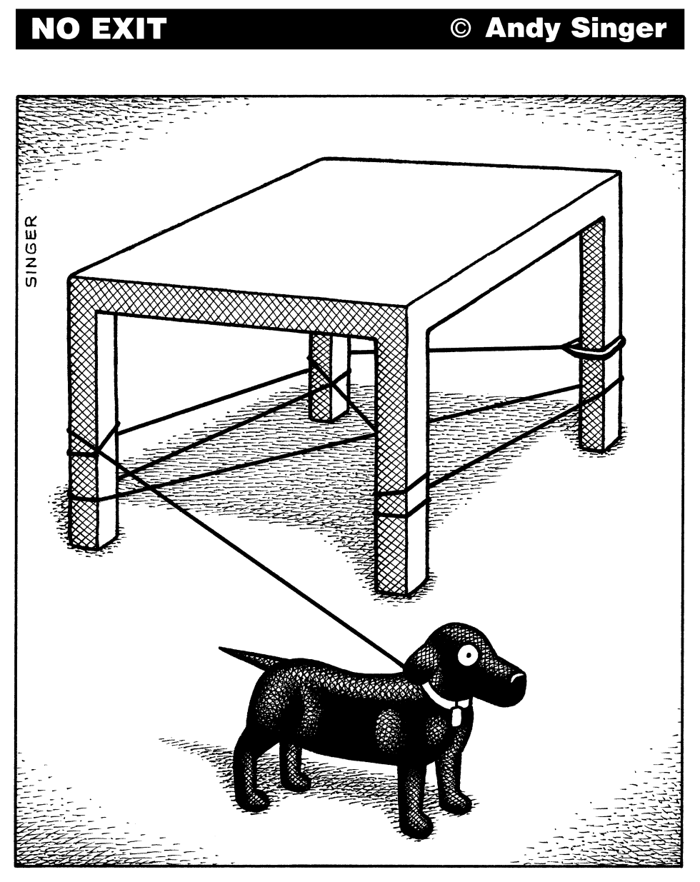 Self Entangled Dog