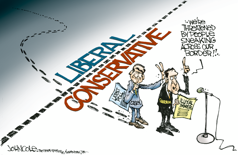 Santorum vs Casey in PA -- color