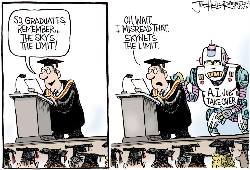 Graduation Speech Flips from Sky's the Limit to Skynet's the Limit