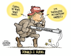 TRUMP PROSECUTES HIS POLITICAL ENEMIES by John Cole