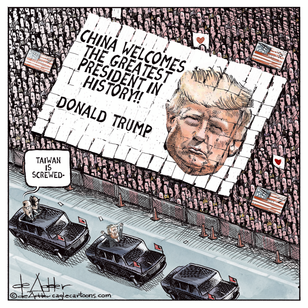 China sucks up to Donald Trump