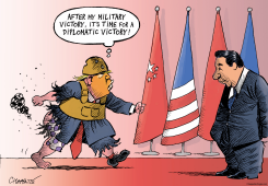 TRUMP IN BEIJING by Patrick Chappatte