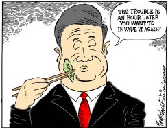 CHINA, XI AND TAIWAN by Bob Englehart