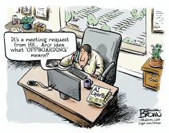 AI LAYOFFS OFFBOARDING HUMAN WORKFORCE by Jonathan Brown