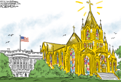 WHITE HOUSE BALLROOM OR CHURCH by Jeff Koterba