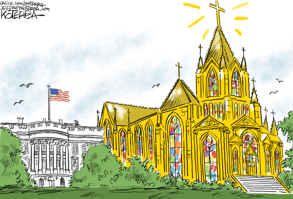 White House ballroom or church?