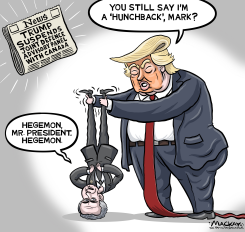 TRUMP BULLIES CARNEY by Graeme MacKay