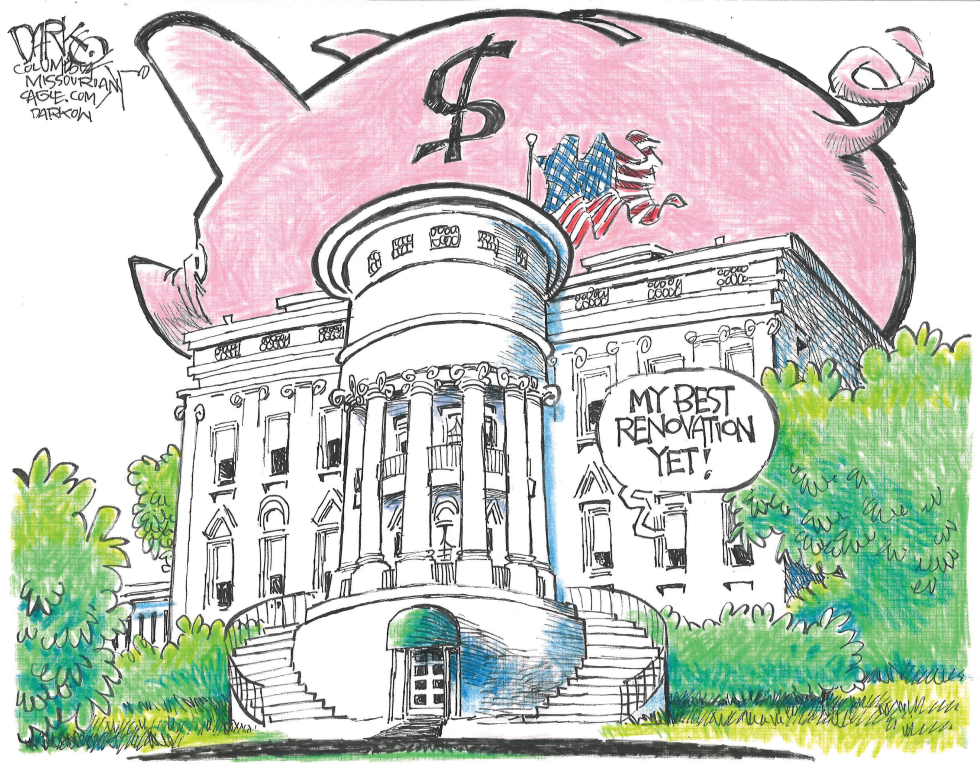 Turning the White House into a piggy bank